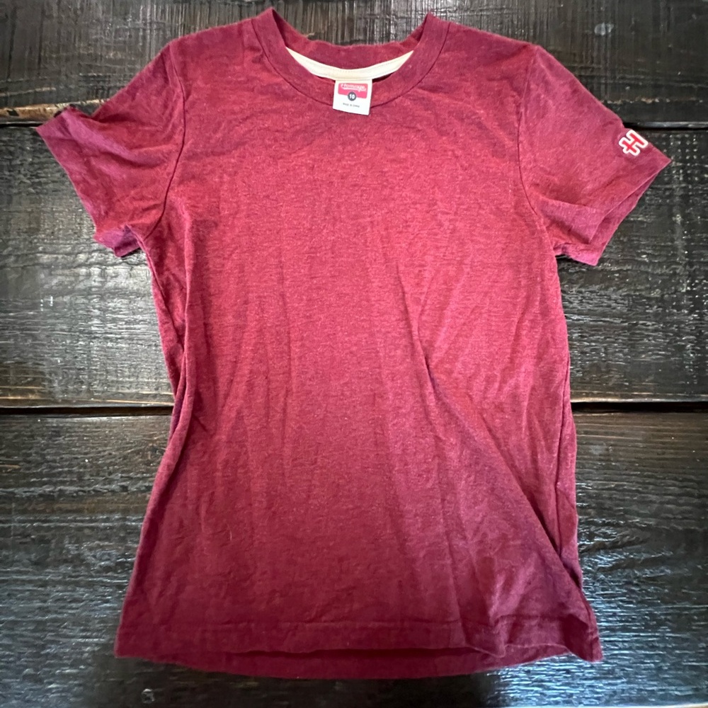 HOMAGE Maroon Short Sleeve Tee
